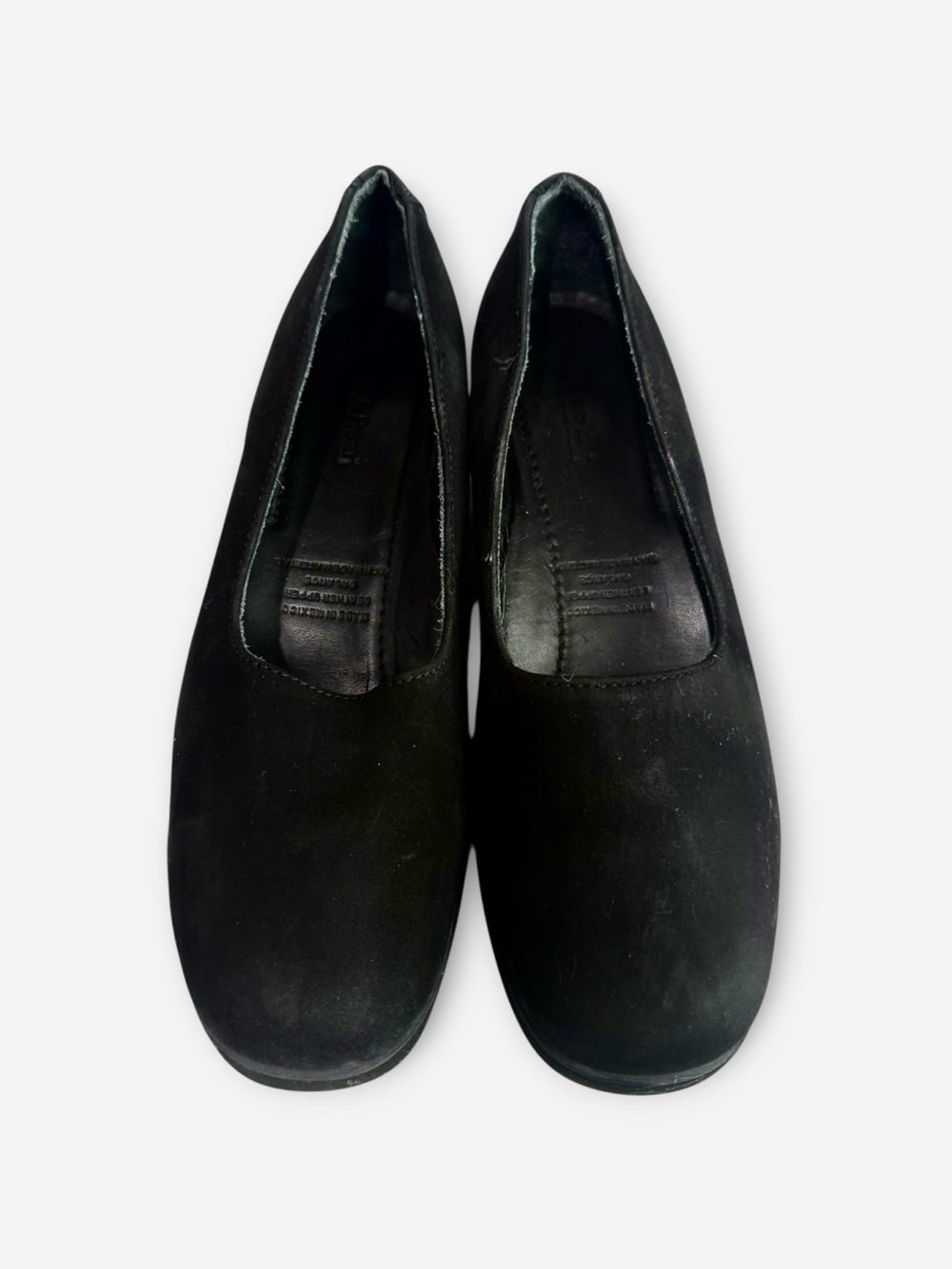 L.L. Bean Slip-On Suede Leather Flats Size 8